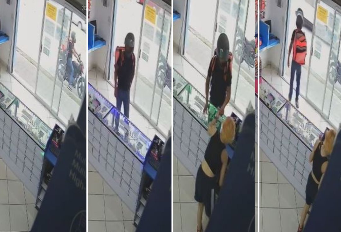 Captan a falso repartidor de Rappi que asalta tienda en Veracruz | VIDEO