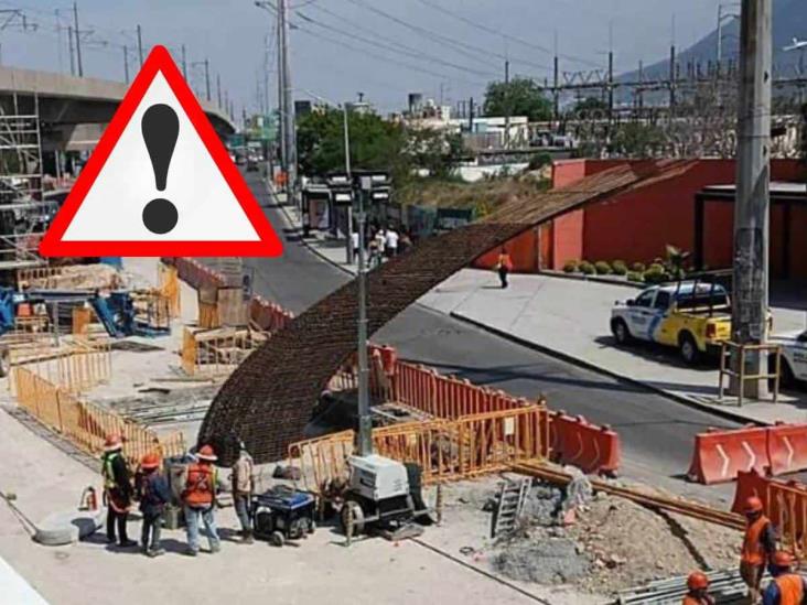 ¡Ahora en Monterrey! Colapsa estructura de la Línea 6 del Metro; esto sabemos