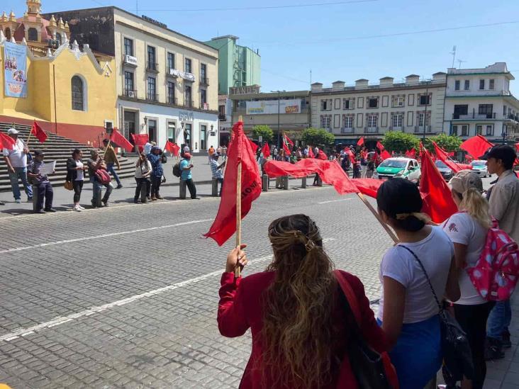 Movimiento Antorchista exige en Xalapa justicia por crimen en Guerrero