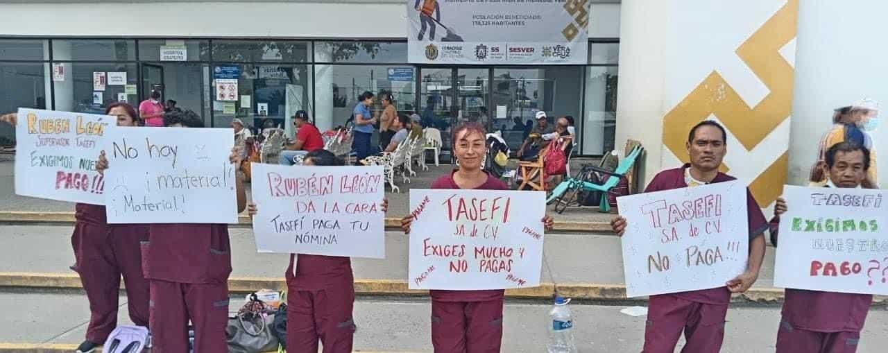 Toman represalias contra trabajadores de limpieza del hospital de Poza Rica