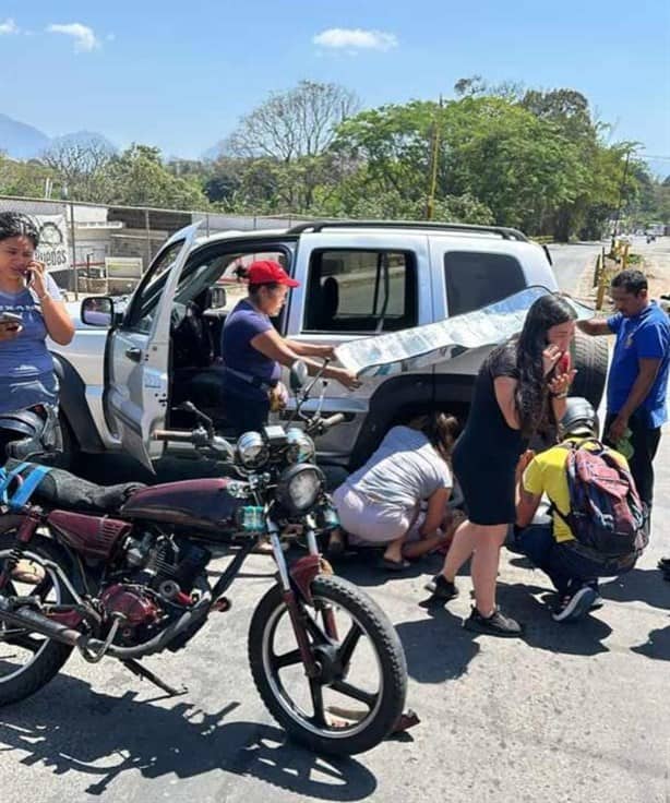 Accidente vial deja un lesionado en la carretera Córdoba-Amatlán