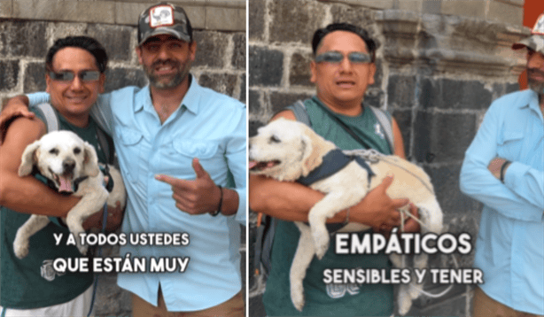 Por VIDEO VIRAL de dueño de perro enfermo sacado del metro, reciben ayuda de ex conductor de Survivor México