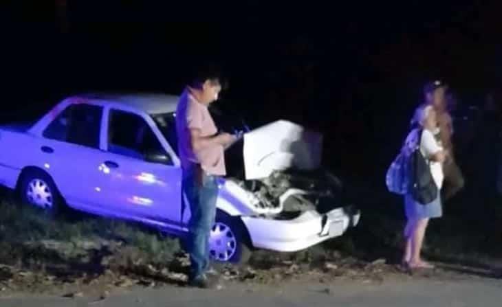 Fuerte choque deja 5 lesionados en la carretera Huatusco-Tlamatoca