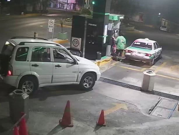 Captan a sujeto que cargó gasolina en Xalapa, ¡y se fue sin pagar! (+Video) 