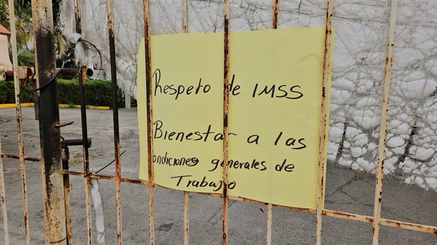 Protestan trabajadores de vectores en Poza Rica