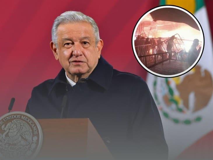 AMLO envía pésame a familiares de fallecidos en mitin de MC en Nuevo León