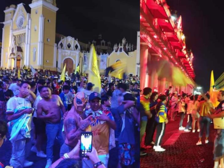 Así festejaron los aficionados el triunfo del América en Xalapa