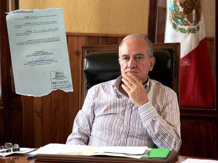 Por presunta intervención en el proceso electoral, interponen queja contra alcalde de Orizaba