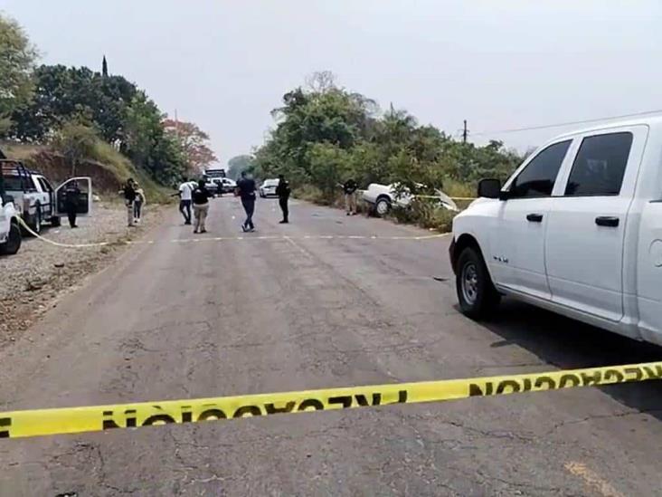 Persecución en carretera en Veracruz deja un muerto, en la  Martínez-San Rafael