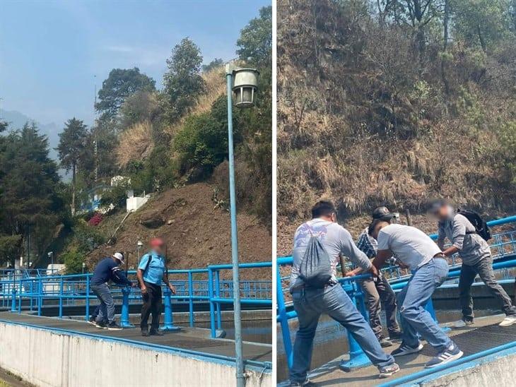 Xalapa nuevamente sin agua; cierran válvulas de agua en presa Los Colibríes ¡otra vez! 