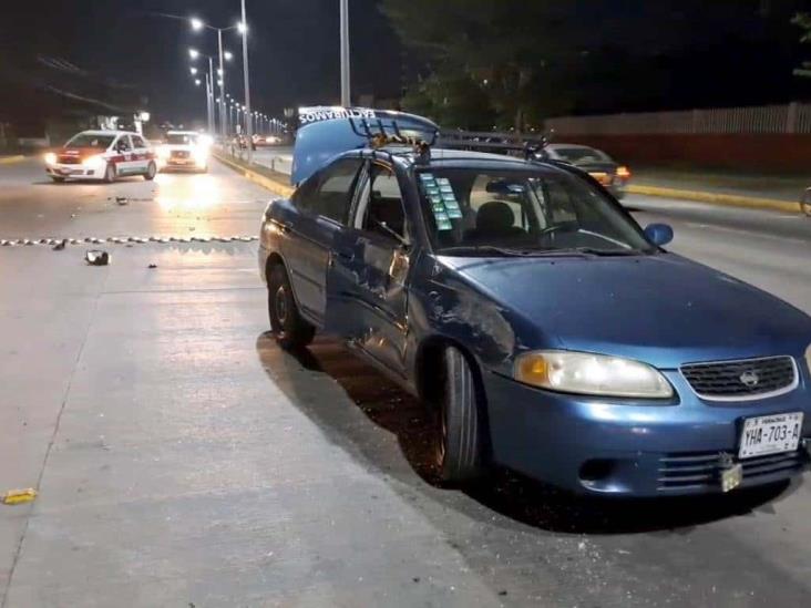 Percance vehicular en bulevar de Martínez de la Torre