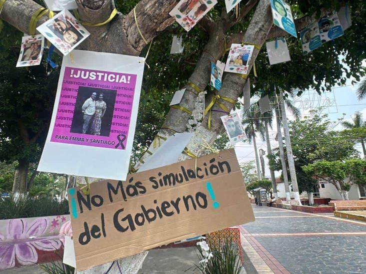 Exigen justicia para Emma y Santiago, matrimonio asesinado en Poza Rica