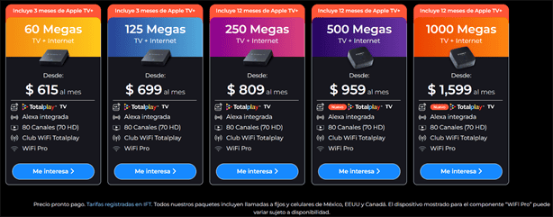 Totalplay: paquetes aumentan de precio por segundo año consecutivo