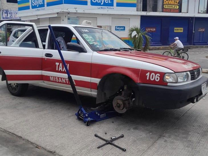 Robo de taxi pone en alerta a colonia de Misantla