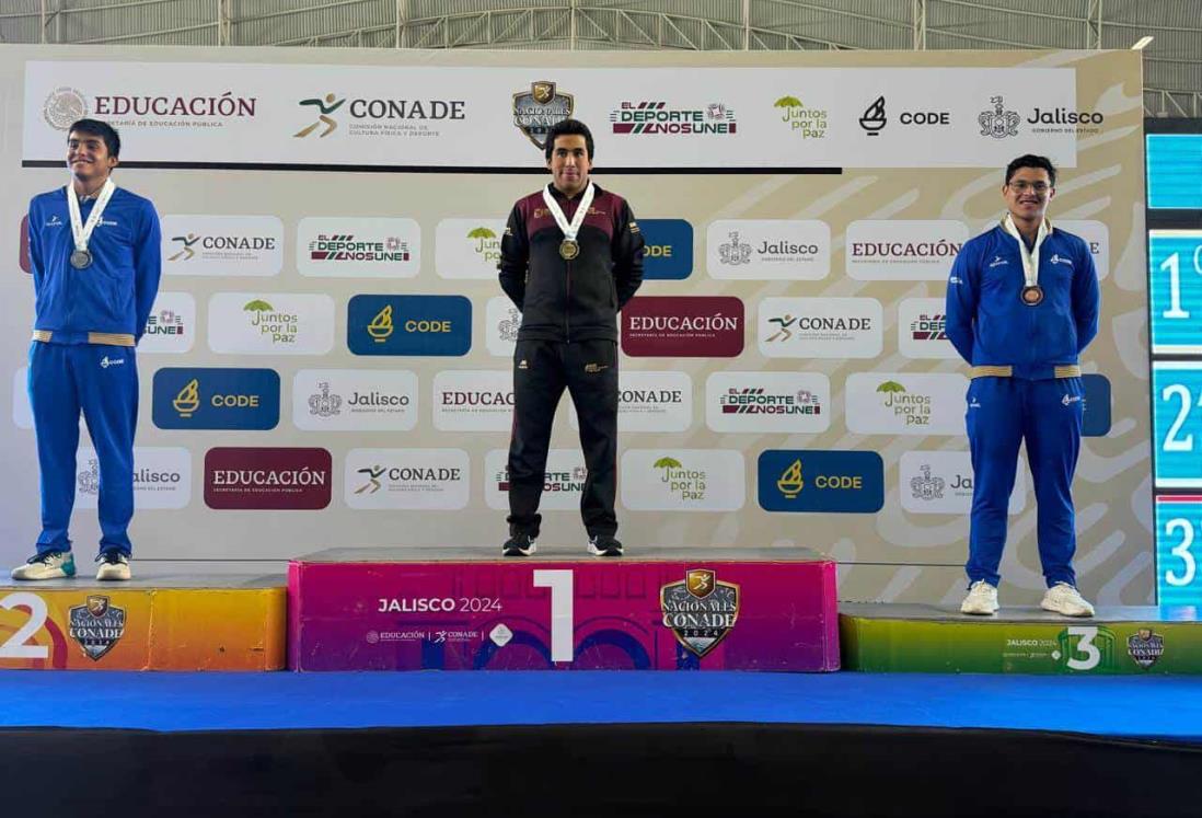 Logra Mario Guzmán oro en natación dentro de los JN 2024