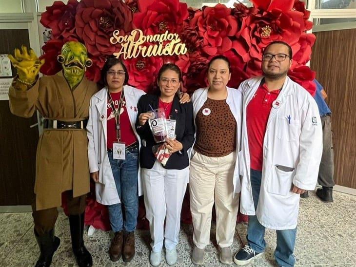 IMSS Veracruz Norte invita a donación altruista de sangre