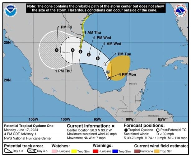 Se intensificarán las lluvias en Veracruz; llaman a tomar precauciones