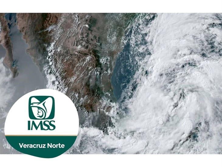 IMSS Veracruz Norte se declara preparado ante llegada de tormenta tropical “Alberto”