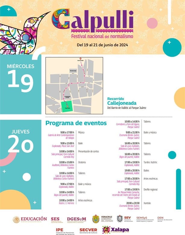 Primer Festival Nacional de Normalismo ‘Calpulli’ en Xalapa; lo que debes saber