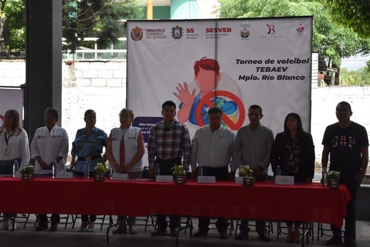 Planteles de TEBAEV realizan torneo de voleibol en Río Blanco