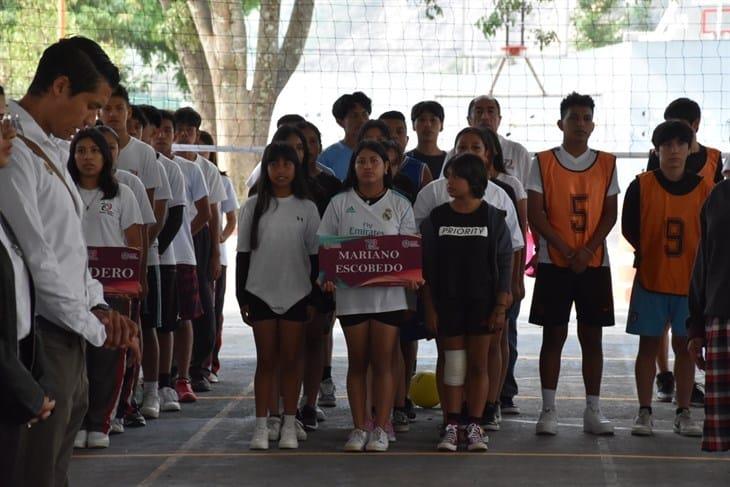 Planteles de TEBAEV realizan torneo de voleibol en Río Blanco