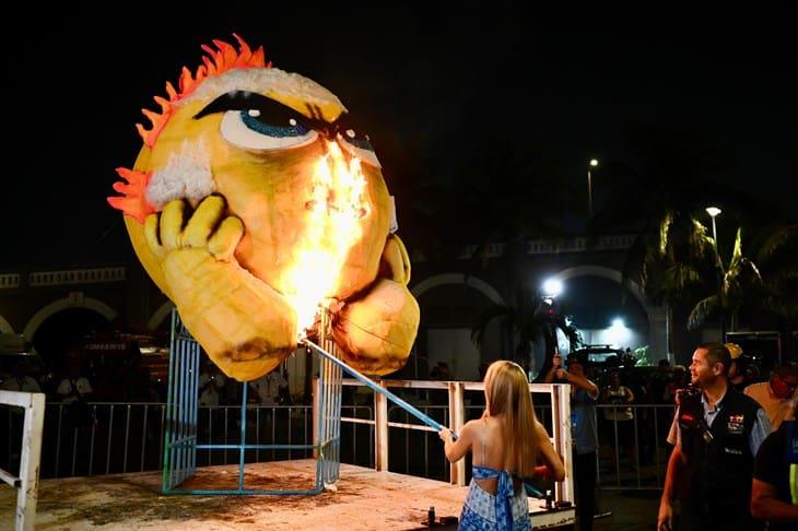 Así se vivió la Quema del Mal Humor del Carnaval de Veracruz 2024