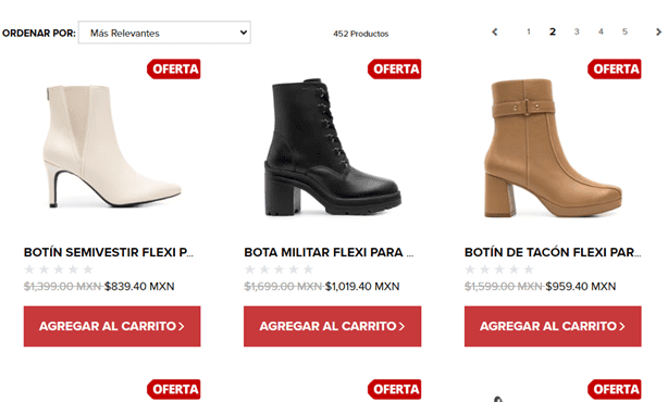 Flexi: 5 pares de calzado con hasta el 50% de descuento en línea ¡checa! 