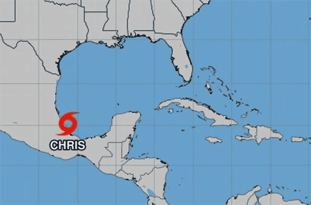 Tormenta Tropical Chris impactaría en zona norte de Veracruz dejando muchas lluvias