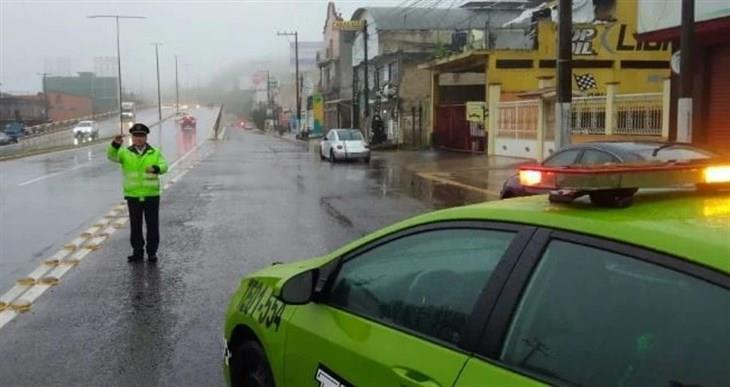 Estas son las calles cerradas en Xalapa por la depresión tropical