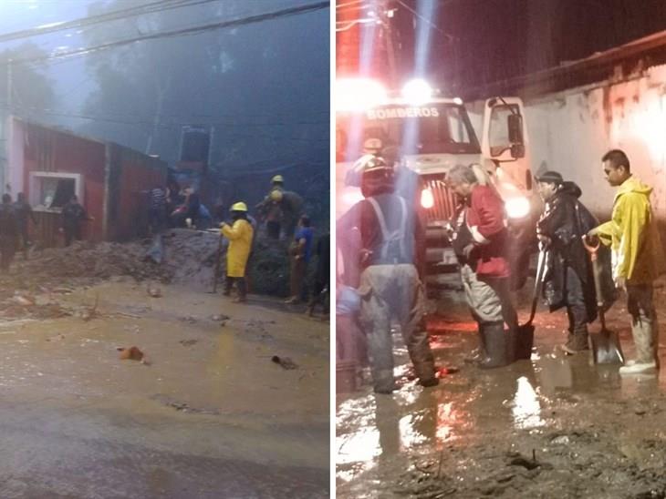 Vigilan zonas de riesgo por inundaciones o deslaves en el norte de Veracruz (+VIDEO)