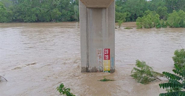 Sube nivel de ríos al norte de Veracruz; autoridades, en alerta