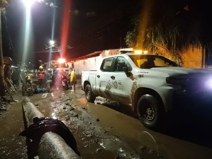 Vigilan zonas de riesgo por inundaciones o deslaves en el norte de Veracruz (+VIDEO)