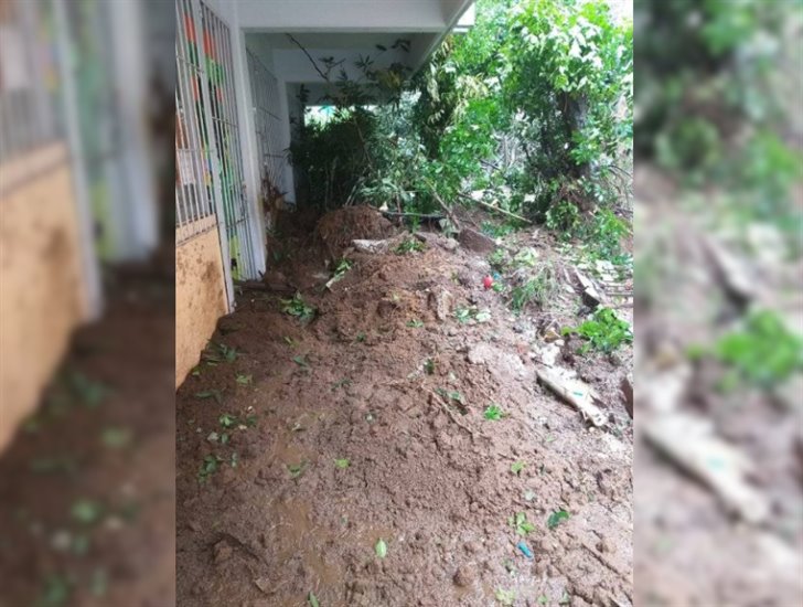 Otras 4 colonias de Xalapa están en riesgo: hay banquetas fracturadas y deslizamientos de cerros 