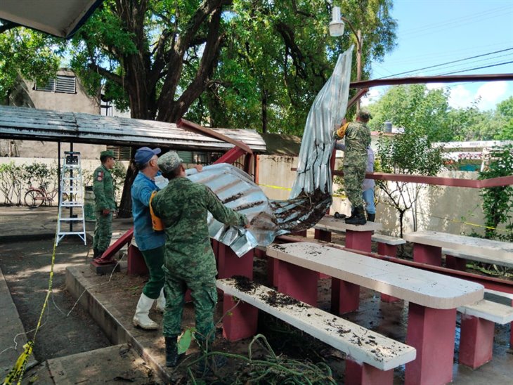 Despliegan plan DN-III-E por emergencia en cuatro municipios de la zona norte de Veracruz 