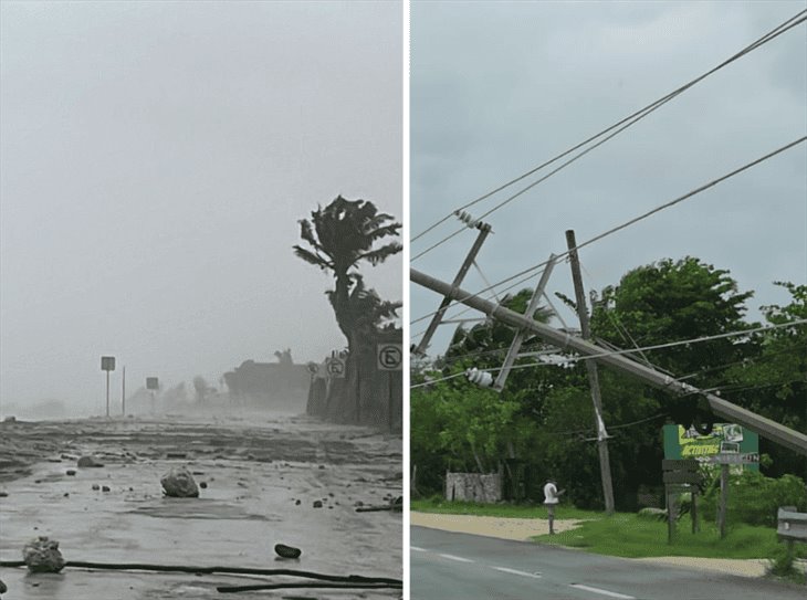 Se rescataron cuatro personas por inundaciones en Quintana Roo: AMLO 