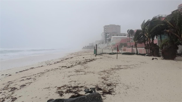 Este fue el sonido del huracán Beryl en su llegada a México (+Video)