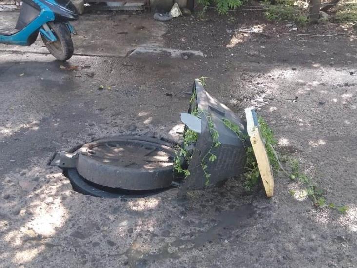 Y a nadie le importa; drenaje en Misantla, olvidado por autoridades