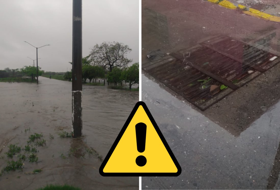 Inundaciones en Tejería dejan aislado al Fraccionamiento Palma Real