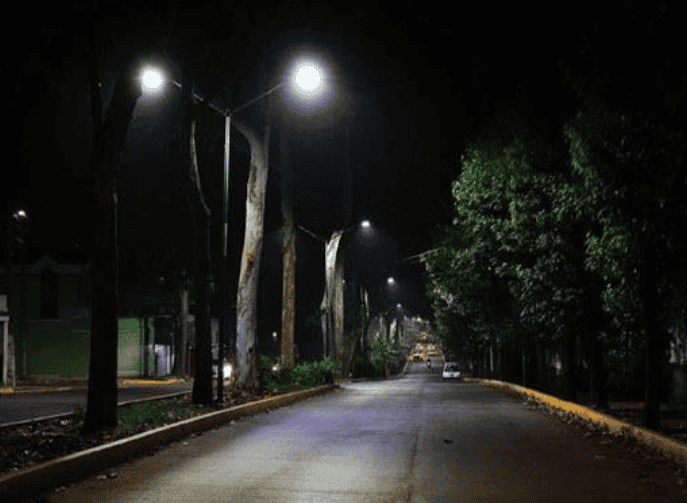 Ausencia de iluminación en las calles y avenidas