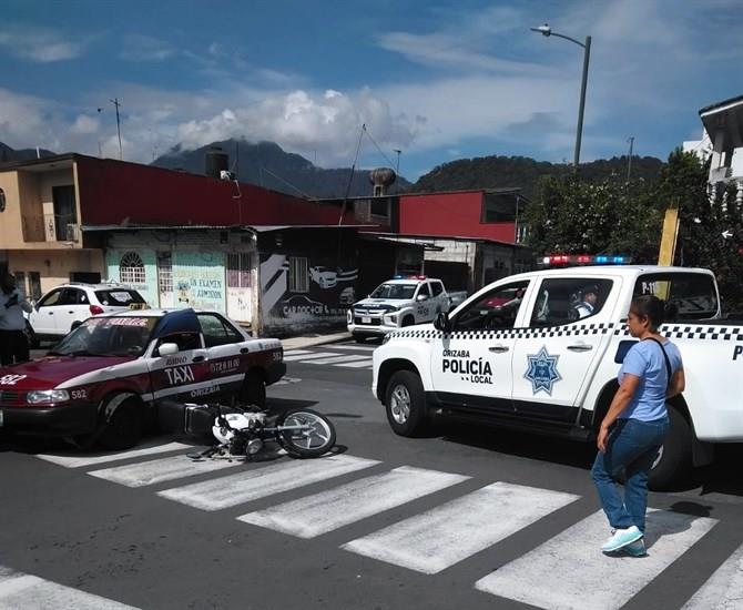 ¡Doble percance! Se registran dos accidentes automovilísticos en Orizaba