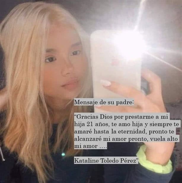 Vuela alto, mi amor, pronto te alcanzaré, mensaje desgarrador de padre de Kataline en Coatzacoalcos