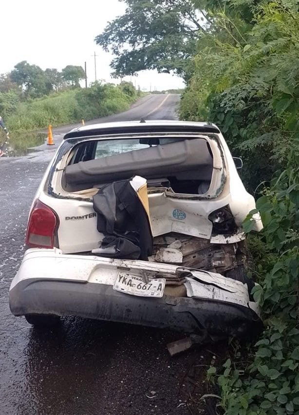 Se registra fuerte accidente sobre la carretera Córdoba- La Tinaja