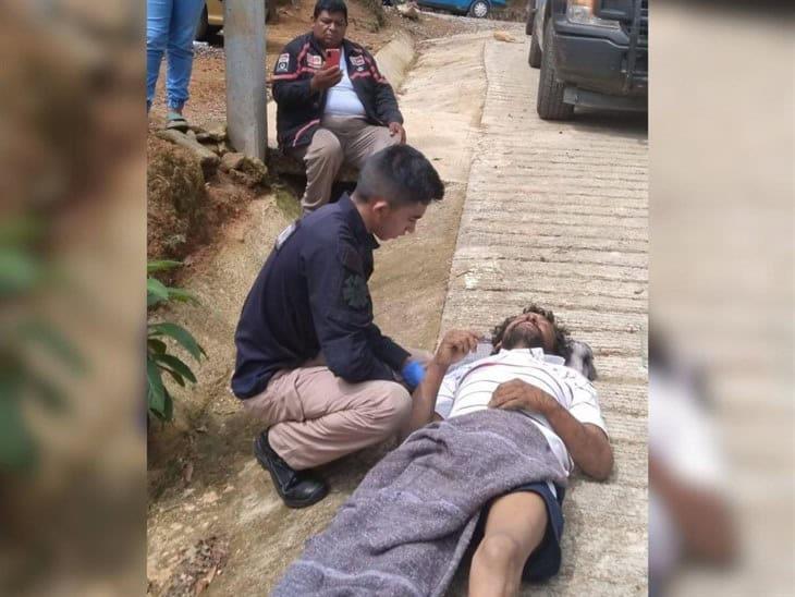 En Jilotepec, hallan a hombre tirado y golpeado; fueron policías de Banderilla, denuncia