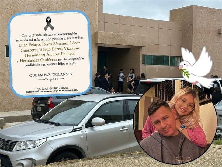 Dan último adiós a jóvenes estudiantes fallecidos en Coatzacoalcos