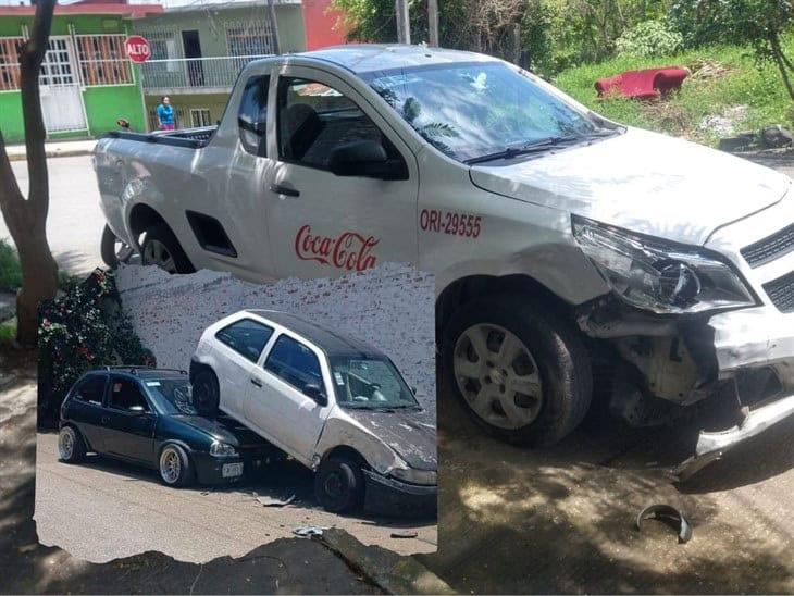 Fuerte accidente múltiple en colonia La Moderna de Córdoba