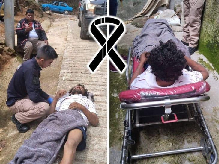 Muere hombre que fue encontrado golpeado y tirado por policía de Banderilla en Jilotepec