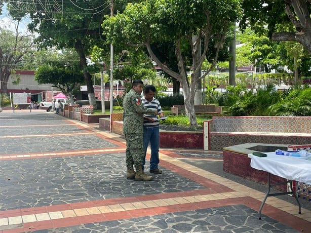 Reclutamiento de personal en municipios de Veracruz para Ejército Mexicano