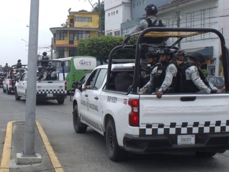 Refuerzo de seguridad en Tuxpan con 300 elementos militares