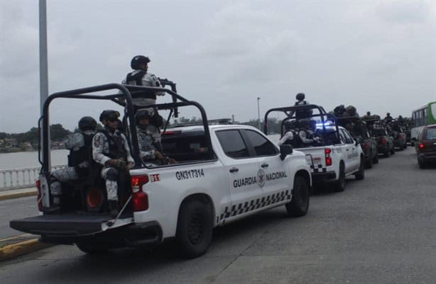 Refuerzo de seguridad en Tuxpan con 300 elementos militares