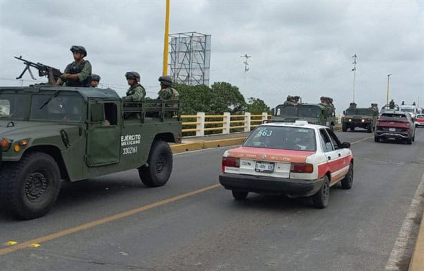 Refuerzo de seguridad en Tuxpan con 300 elementos militares